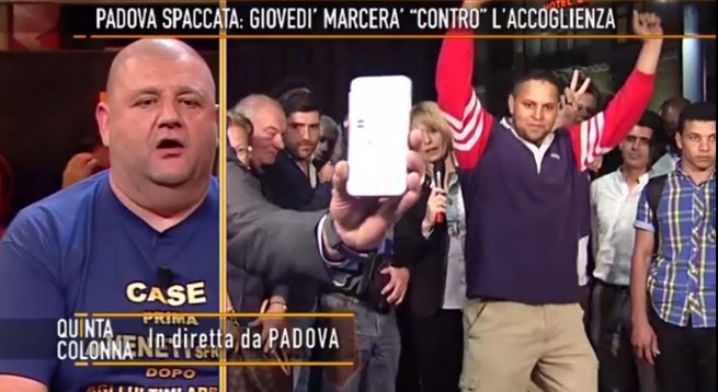 Quinta Colonna, Aziz Essalmi: “Pagato 200 euro, collegamento organizzato”