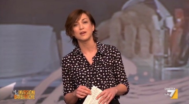 Daria Bignardi: “Le Invasioni barbariche entità viva. Gasparri nemico”