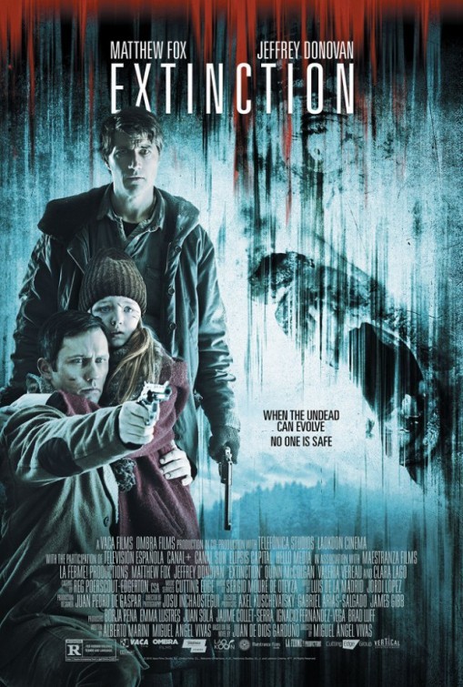 Extinction: locandine dello zombie-movie con Matthew Fox