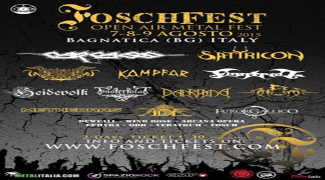 Fosch Fest 2015: lineup completa, orari e tutte le informazioni