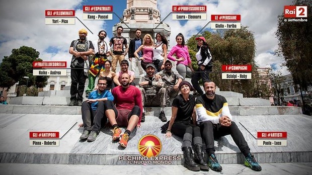 Pechino Express 2015, concorrenti: le otto coppie in gara