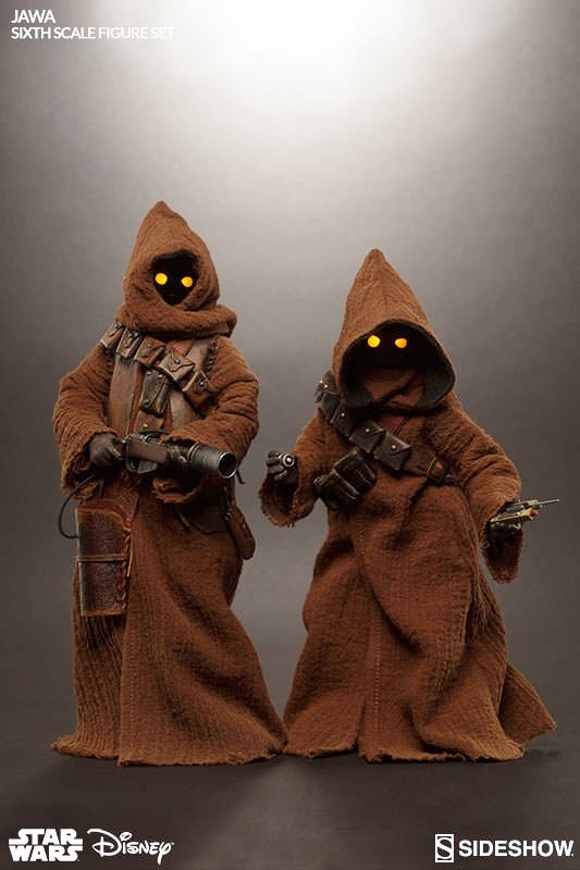 Star Wars: nuovo set di action figures alieni Jawa by Sideshow