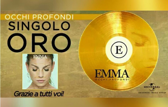 Emma, Occhi Profondi è disco d’oro: la cantante ringrazia i fan
