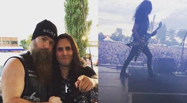 Gus G perde le chitarre, Zakk Wylde presta la sua Bullseye