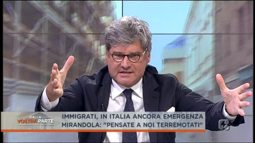 Dalla vostra parte? Dalla loro. Emergenza immigrati tra caos, proteste, collasso, piazze calde e liti in studio