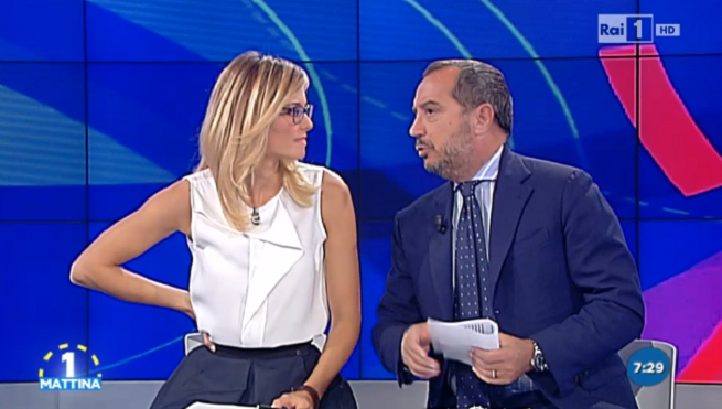 UnoMattina, gaffe di Franco di Mare: “Questo era str*nzo” (video)