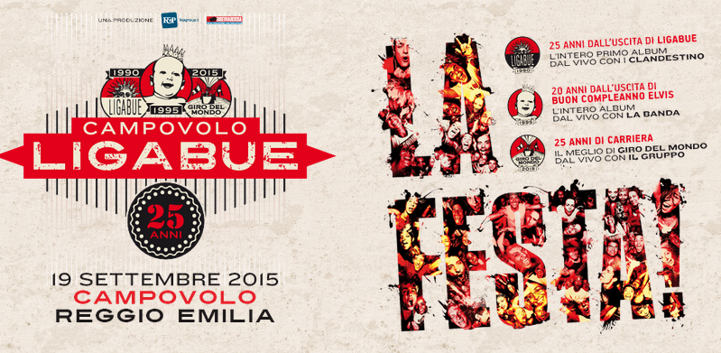 Ligabue a Campovolo sabato 19 settembre 2015: il concerto, tutte le informazioni