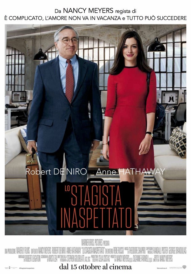 Lo stagista inaspettato: poster e foto del film con Robert De Niro e Anne Hathaway