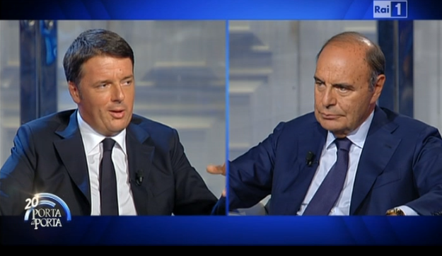 Porta a porta, prima puntata 7 settembre 2015: a Vespa occorreva un nome, a Renzi una vetrina. Lo spot elettorale prima, il promo fiction a notte fonda