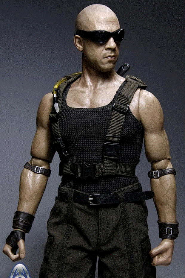 Riddick: foto dell’action figure di Vin Diesel in “Pitch Black”