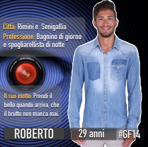 Grande Fratello 2015: Roberto Goffredi è il primo concorrente