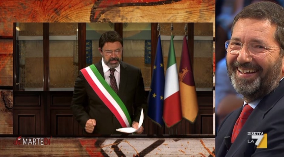 Maurizio Crozza a DiMartedì del 15 settembre 2015 (VIDEO)