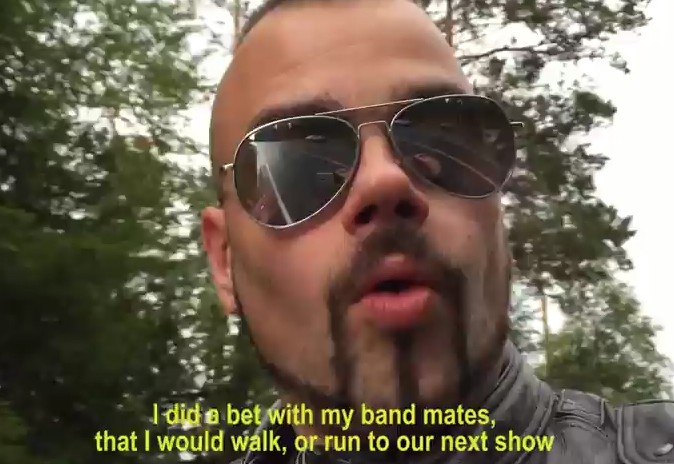 Sabaton: il cantante perde una scommessa, raggiungerà a piedi al prossimo concerto