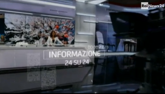 RaiNews24 si è rinnovata. Studio e grafica più tecnologici (foto)