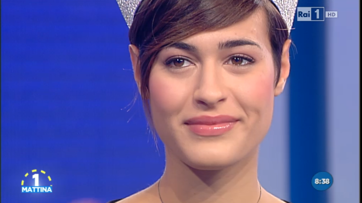 Miss Italia 2015, la gaffe di Alice Sabatini a Unomattina (foto)