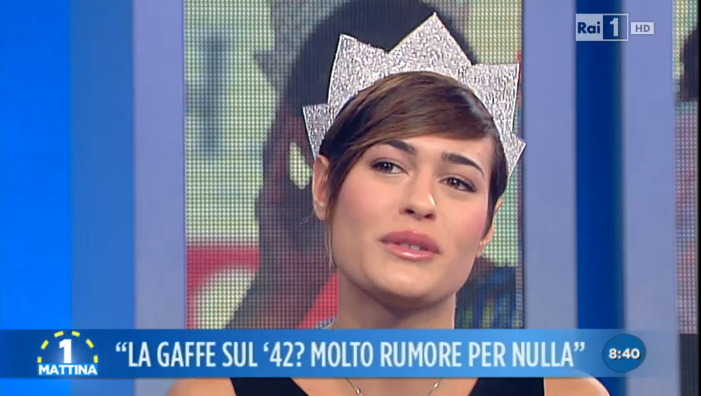 Alice Sabatini a Che tempo che fa sabato 3 ottobre. La gaffe conquista pure Fazio