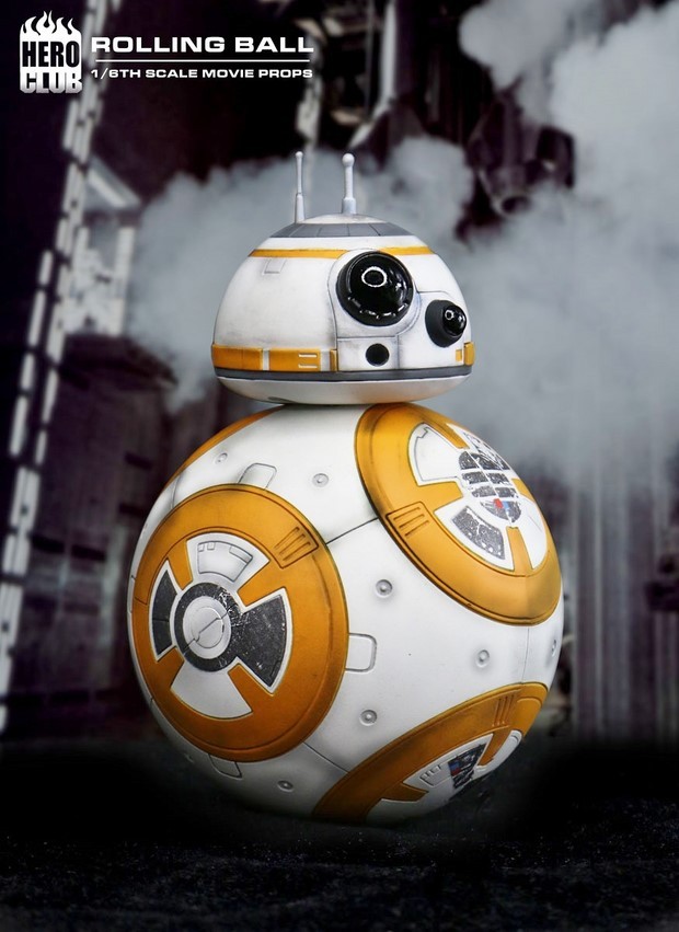 Star Wars 7: foto della replica in scala del nuovo droide BB-8