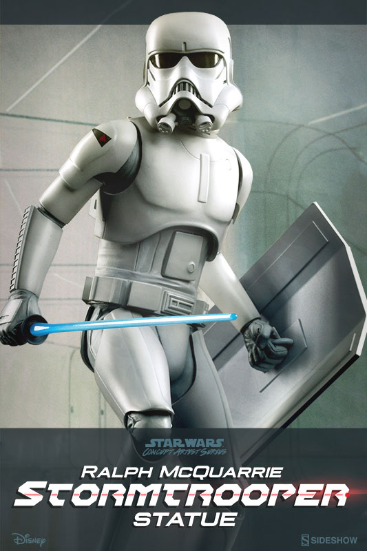 Star Wars: foto statua Stormtrooper Ralph McQuarrie by Sideshow