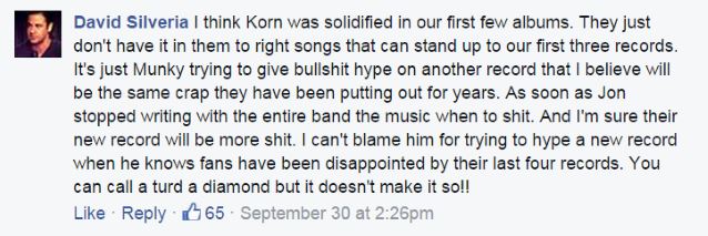 Korn, l’ex batterista prevede che ‘il nuovo album farà cag*re come tutti quelli recenti’