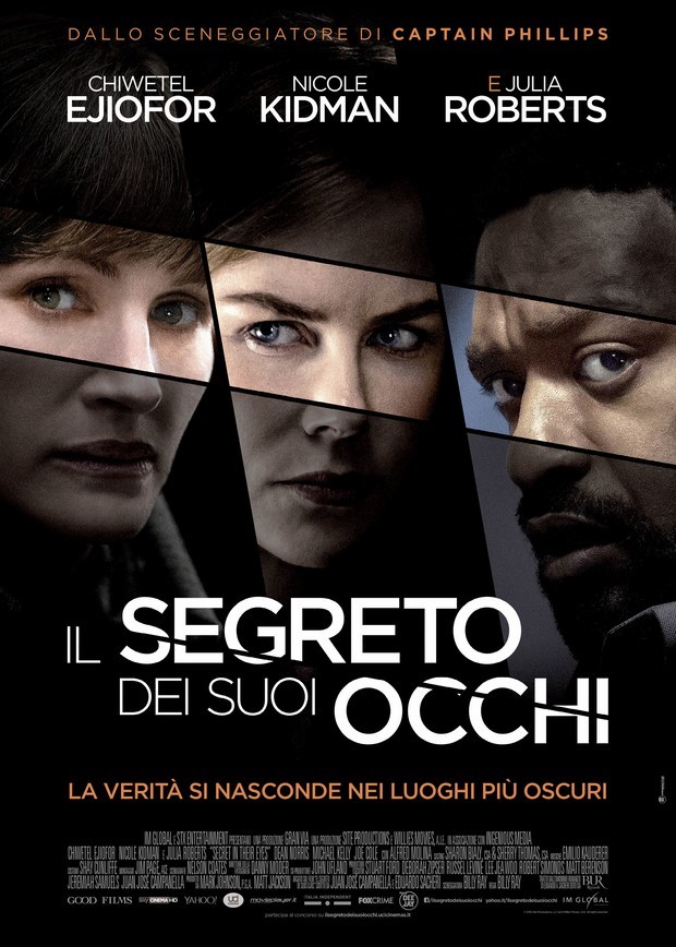 Il segreto dei suoi occhi: locandina italiana e foto del remake con Nicole Kidman e Julia Roberts