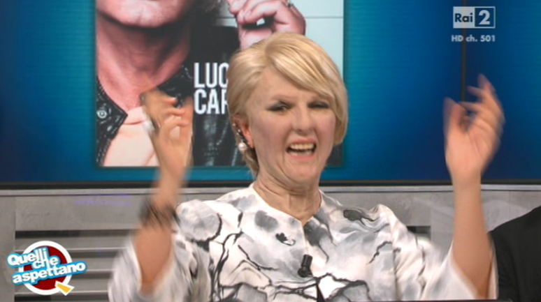 Quelli che il calcio 2015, Lucia Ocone imita Loretta Goggi (foto)