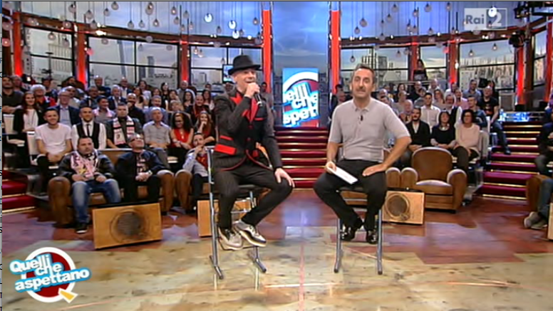 J-Ax a Quelli che il calcio per Sorci Verdi (foto)
