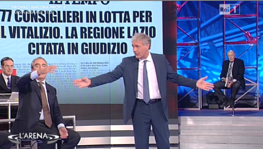 L’Arena, Gasparri contro la Rai di Campo Dall’Orto: “Non rispetta i tetti, ha assunto 4 dirigenti in una settimana”