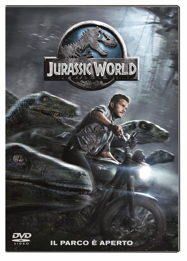 Jurassic World: cover DVD e Blu-ray