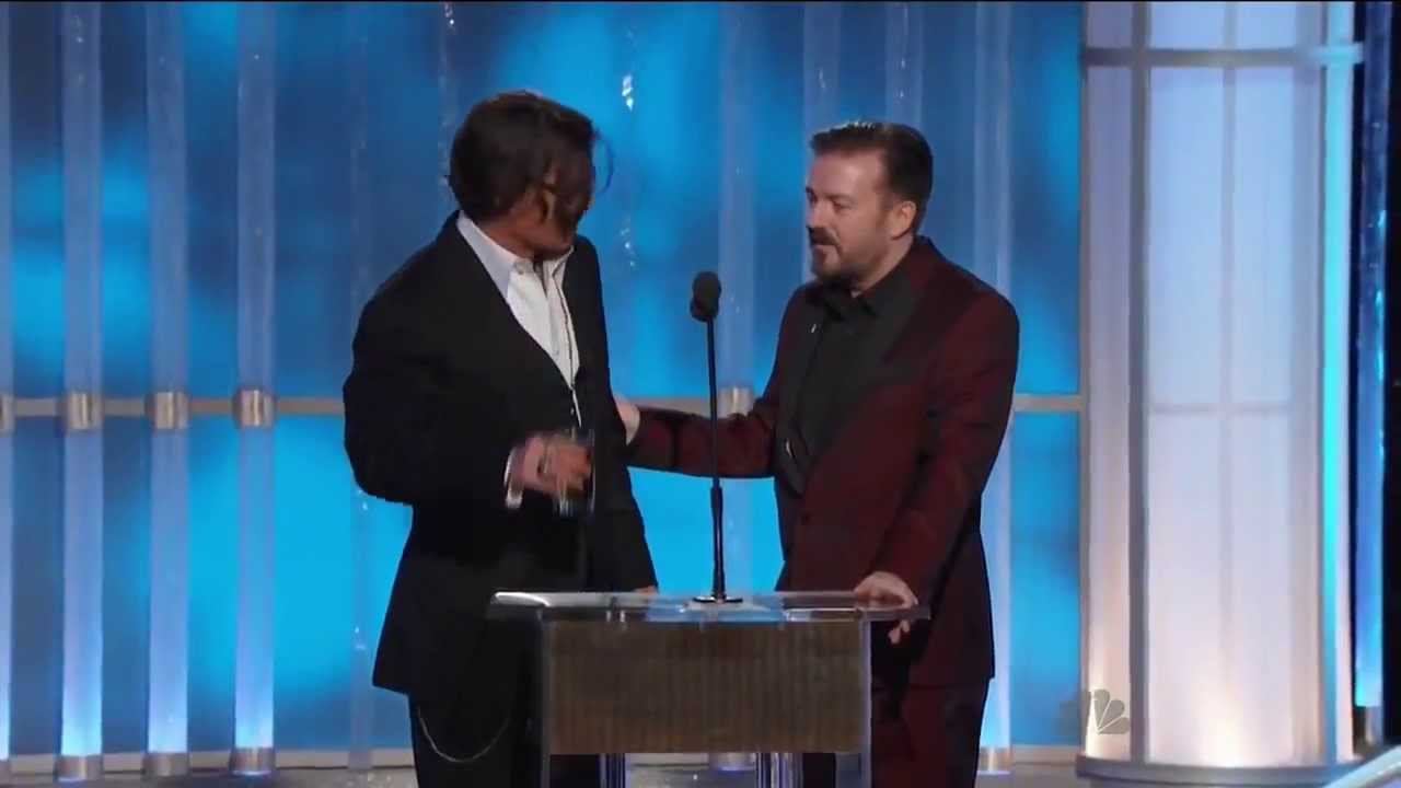 Ricky Gervais conduce i Golden Globe 2012 – Apertura (sub ita)