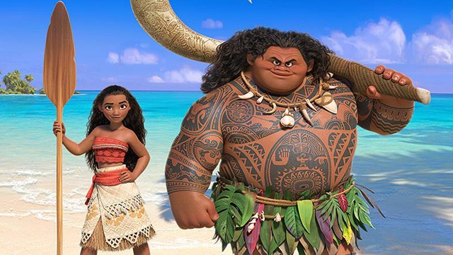Moana,  Auli’i Cravalho doppiatrice della protagonista al fianco di Dwayne Johnson