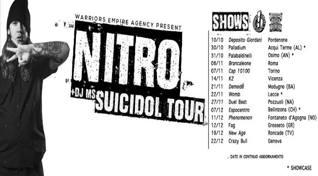 Nitro Suicidol Tour: nuove date autunno/inverno 2015