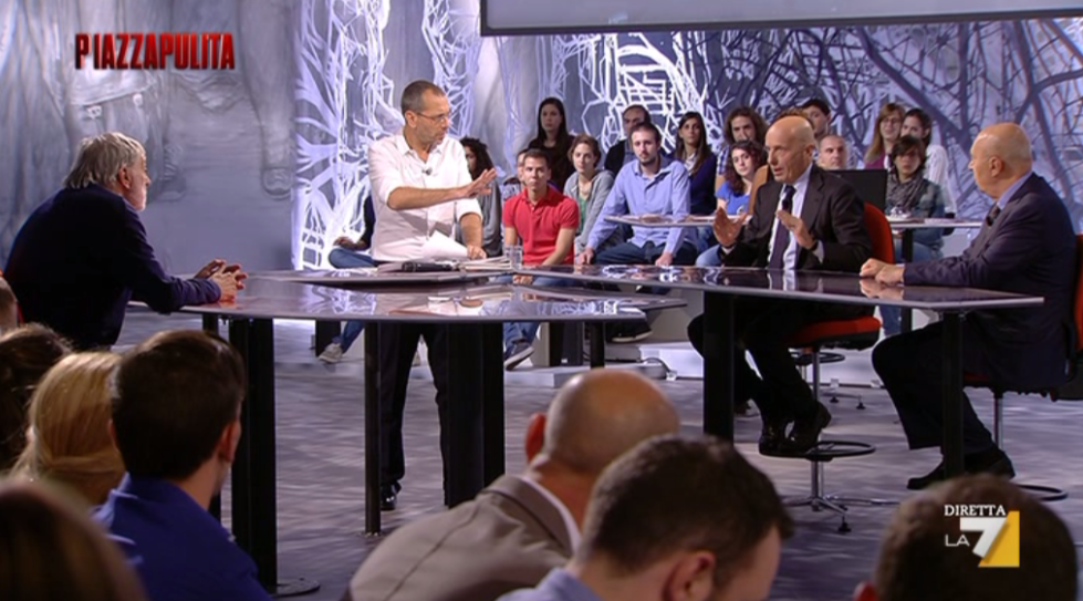 Tavolo-mania in tv: da Piazzapulita a 90minuto, da Quelli che a Domenica In (FOTO)