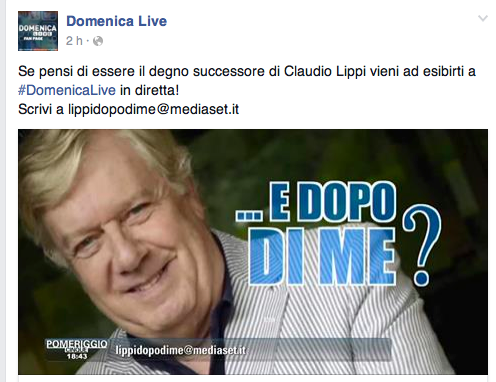 Domenica pomeriggio in tv, 4 ottobre 2015: Edwige Fenech all’Arena, Amadeus dalla Perego