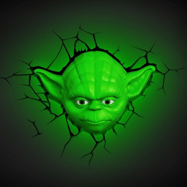 Star Wars Gadget: lampada da parete 3D Yoda