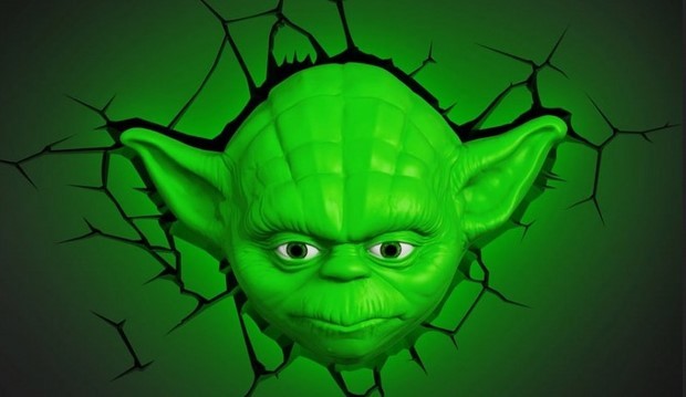 Star Wars Gadget: lampada da parete 3D Yoda