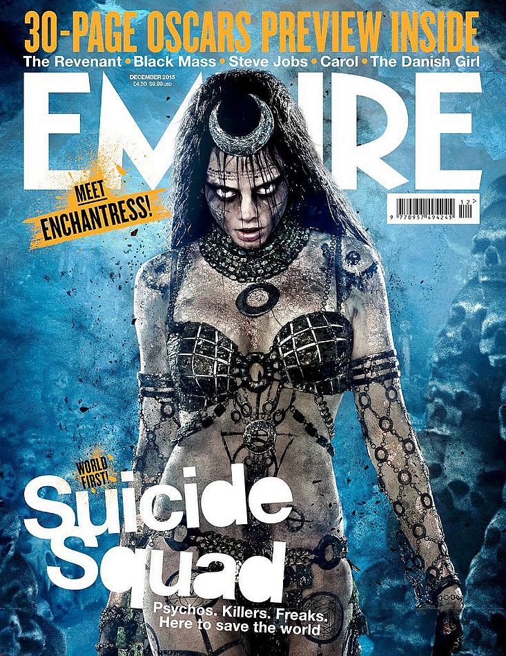 Suicide Squad: le cover di Empire con Joker, Harley Quinn, Deadshot e Incantatrice