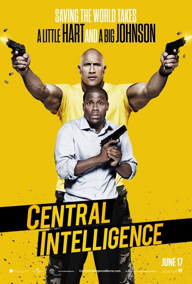 Central Intelligence: poster della commedia d’azione con The Rock e Kevin Hart
