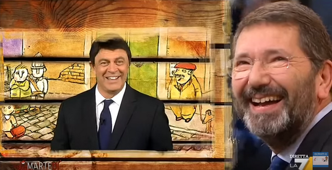Maurizio Crozza a DiMartedì del 3 novembre 2015 (VIDEO)