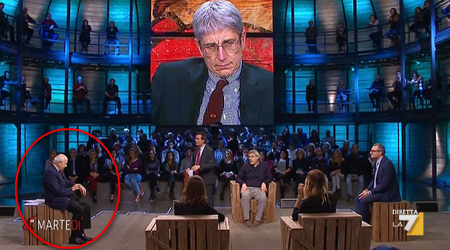 DiMartedì: Floris dopo il ‘buco’ su De Luca torna in diretta (e chiede la prova dell’orario a Dini)