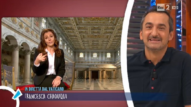 Quelli che il calcio, Lucia Ocone è Francesca Chaouqui (video)