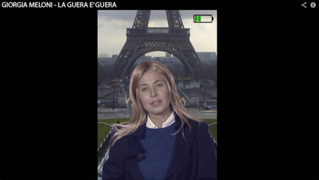 Tg Porco, Sabina Guzzanti parodia Giorgia Meloni (video)