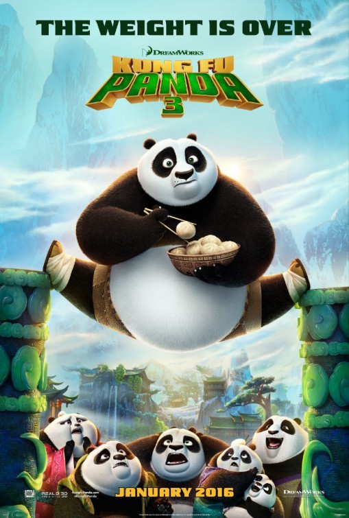 Kung Fu Panda 3:  prime locandine ufficiali