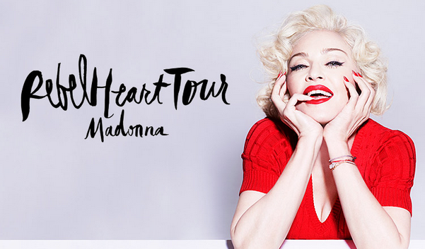 Madonna, Rebel Heart Tour: scaletta del concerto del 19 novembre 2015 a Torino