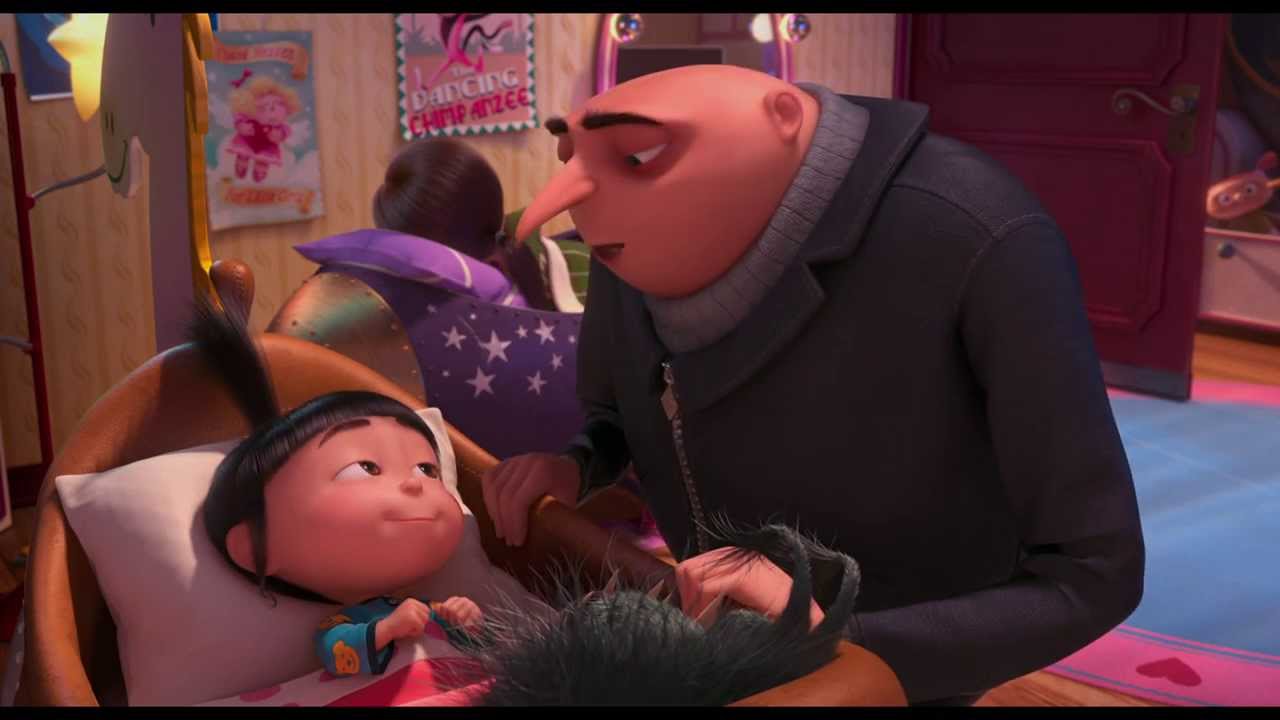 Cattivissimo Me 2 – Scena in italiano “Gru dà la buonanotte alle ragazze”