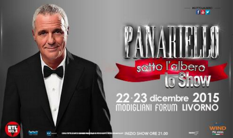 Panariello sotto l’albero: “Crozza è il mio incubo, imiterò Zero e farò Naomo sindaco di Roma”