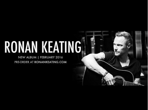 Ronan Keating, nuovo album in uscita il 12 febbraio 2016