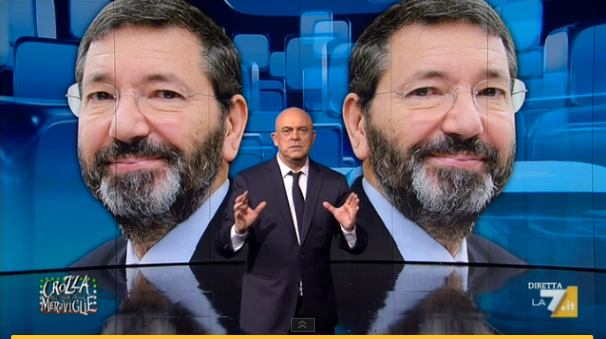 Crozza nel paese delle meraviglie puntata 6 novembre 2015 diretta saltata per influenza