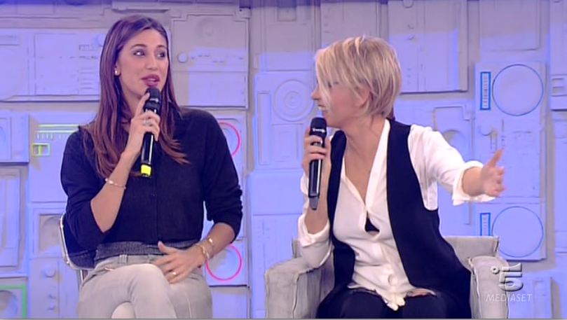 Amici 2015, Belen e Stefano di nuovo insieme in studio (foto)