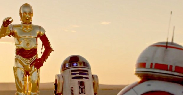 Star Wars 7: video pubblicitari con C3PO, R2D2, BB-8 e Chewbacca