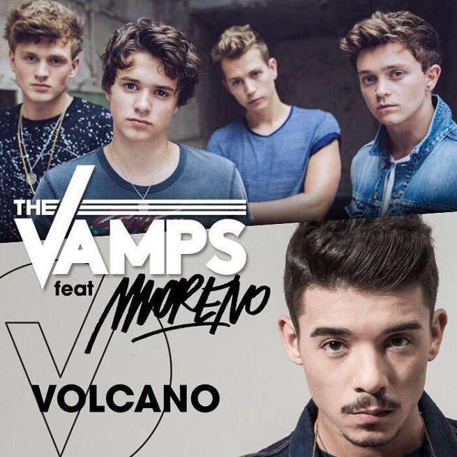 Volcano, i The Vamps duettano con Moreno Donadoni